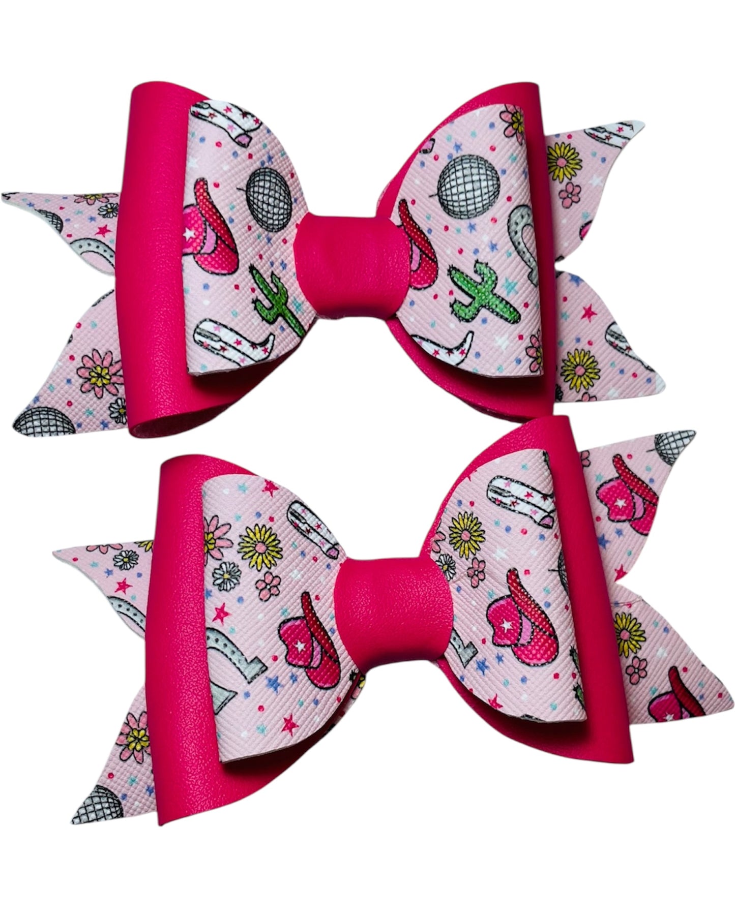 Yellow vinyl bow